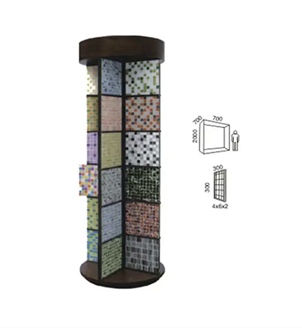 mosaic tile display stand 